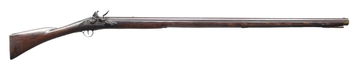 UNMARKED COMPOSITE FLINTLOCK RIFLE.