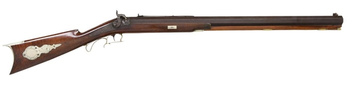 WILLIAM READ HALF STOCK PERCUSSION TARGET RIFLE.