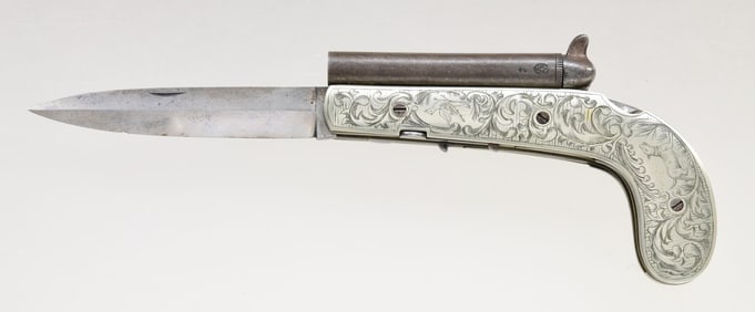 EXTREMELY ATTRACTIVE BELGIAN SXS PERCUSSION KNIFE