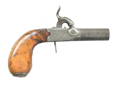 EUROPEAN PERCUSSION BOXLOCK BOOT PISTOL.