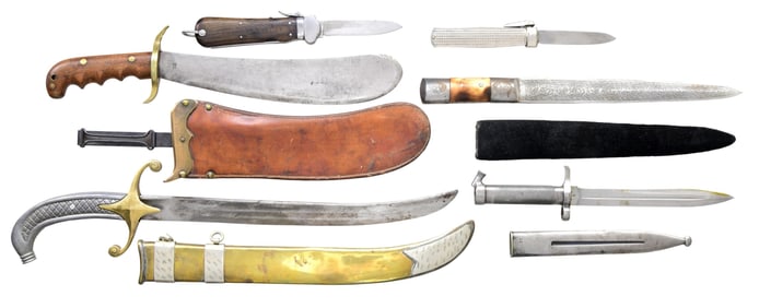 6 MILITARY & ASSOCIATED EDGED WEAPONS.