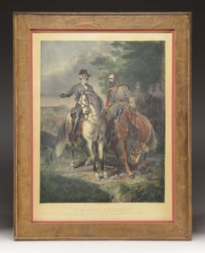 COLORED PRINT OF JACKSON & LEE TITLED "THE LAST