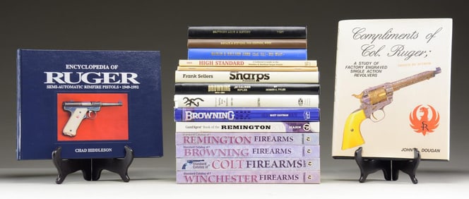 16 FIREARM REFERENCE BOOKS.