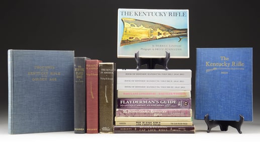 LOT OF ANTIQUE ARMS REFERENCE BOOKS.