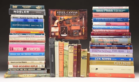 45+ FIREARMS RELATED BOOKS.