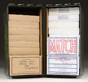 LOT OF 7.62 NATO AMMO.