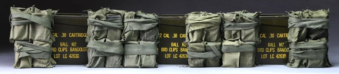 LOT OF 30-06 M2 BALL AMMO.