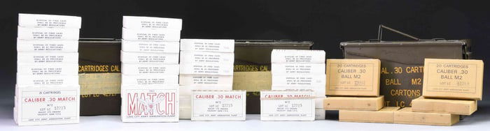 30-06 LAKE CITY M72 & M2 BALL AMMO