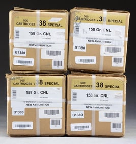 2,000 RDS (4 SEALED CASES) BLACK HILLS 38 SPECIAL
