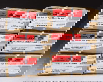 3,000 RDS (6 SEALED CASES) BLACK HILLS 380 ACP