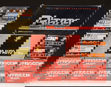 LOT OF ASSORTED .380 ACP AMMUNITION.