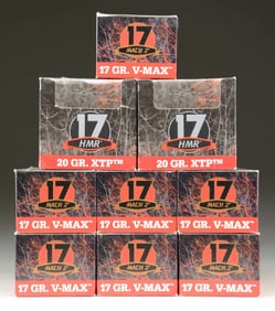 LOT OF 4,500-ROUNDS OF HORNADY .17 HM2 & HMR