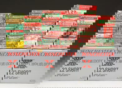 APPROXIMATELY 2,200 ROUNDS OF ASSORTED .22 SHORT