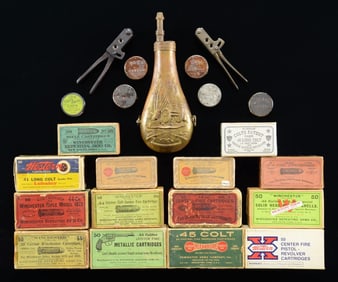COLLECTIBLE WIN. & COLT CALIBER AMMO.