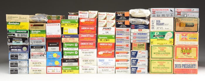 CENTERFIRE PISTOL AND RIFLE AMMO PLUS 12 GAUGE