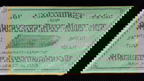 EXCEPTIONAL SEALED BOX OF WINCHESTER 1874 .44