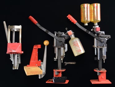 LARGE LOT OF RELOADING EQUIPMENT & PRESSES.