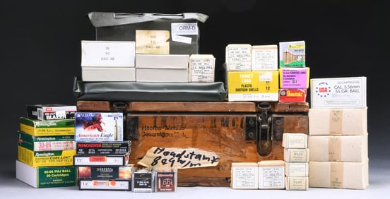 LOT OF ASSORTED AMMUNITION.