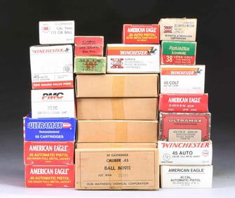 ASSORTED PISTOL AMMO.