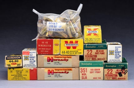LOT OF ASSORTED AMMUNITION.