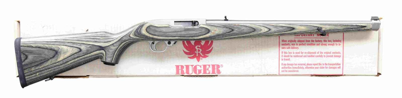 RUGER MODEL 10/22RSI-BBZ SEMI-AUTO CARBINE.: Cal. 22 LR. S# 242-31290. Bbl. 18 1/2" with standard sights; brass bead front and folding leaf rear. Mfg. 1995 (1961 to date) and shipped 2011 as Model 01132 having catalogue designation of KRBI-BBZ. 