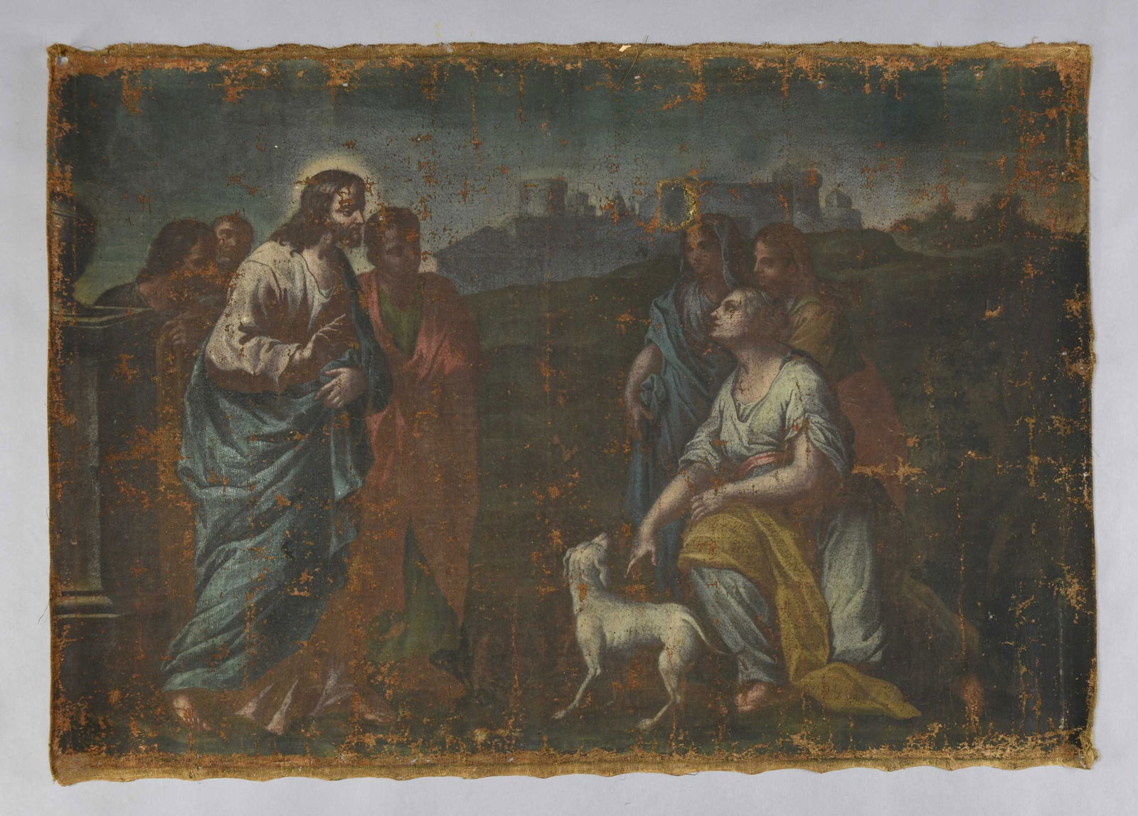 OLD MASTER'S ALLEGORICAL PAINTING OF JESUS OF (1 of 18)