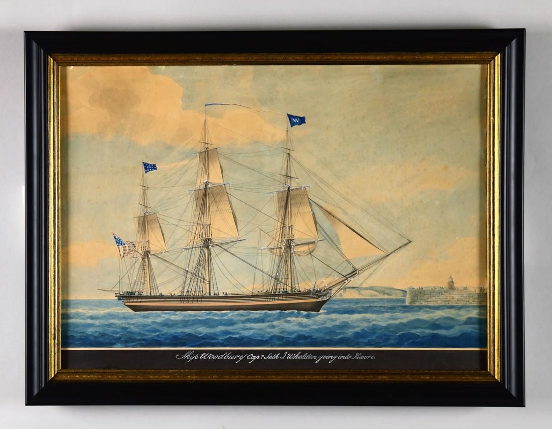 LOUIS MONTARDIER (French, 1793-1860) PORTRAIT OF (1 of 2)