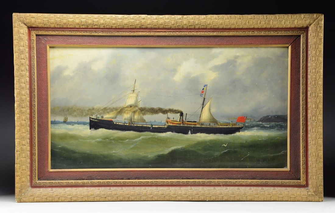 ED ADAM (American, 19th century) "TRANSITIONAL (1 of 2)