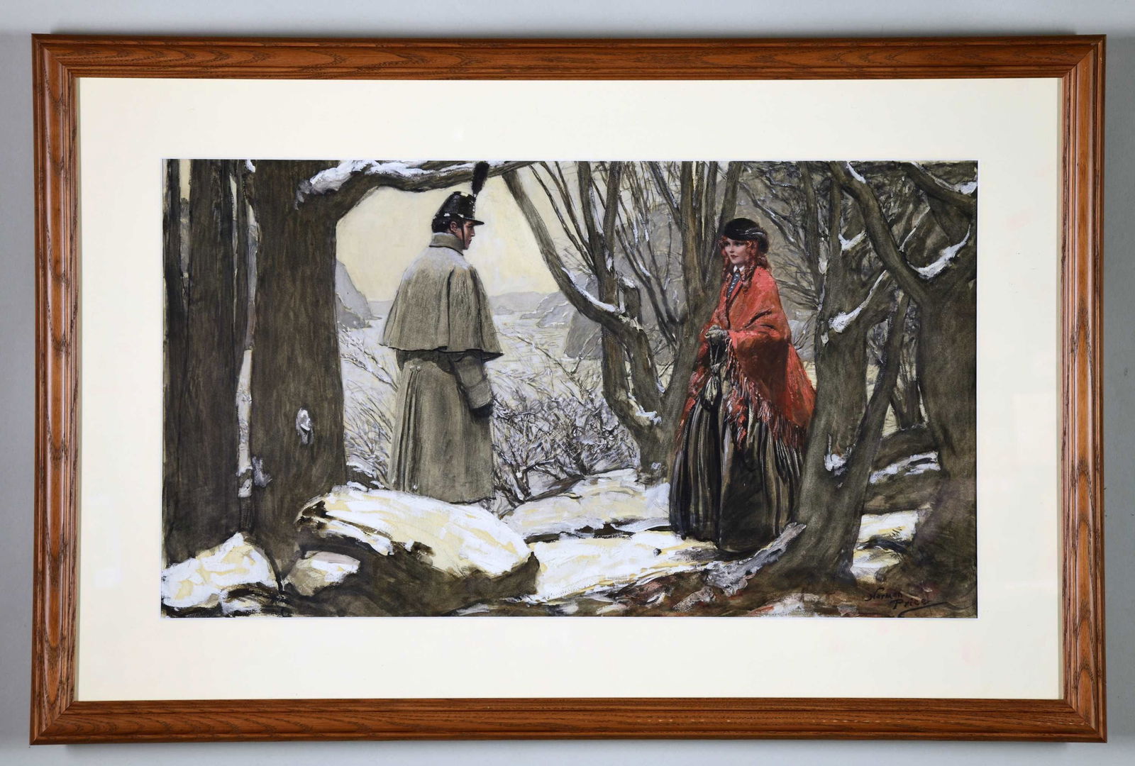 NORMAN PRICE (American, 1877-1951) NO REGRETS. (1 of 2)