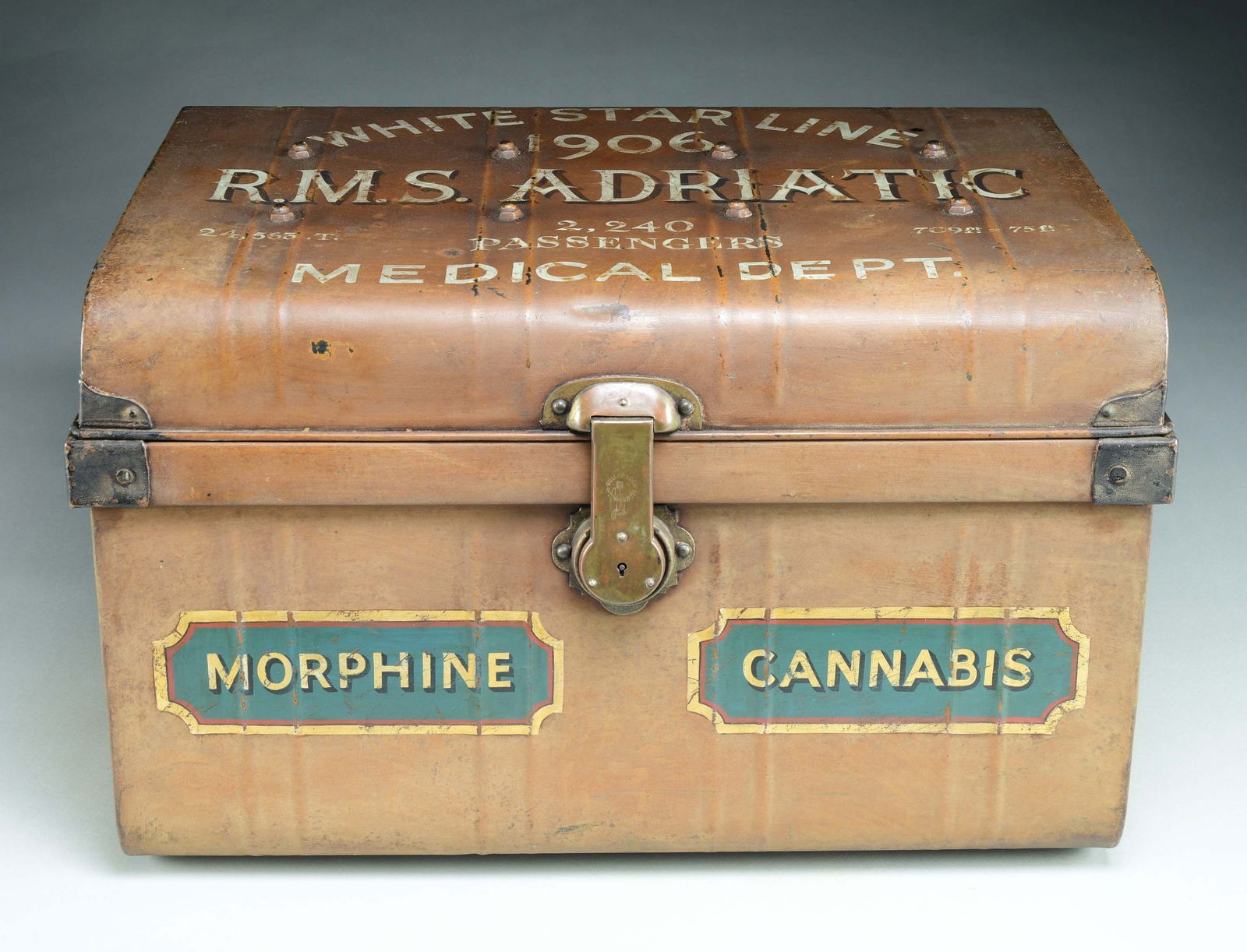 R.M.S.ADRIATIC MEDICAL DEPARTMENT TRUNK. (1 of 3)