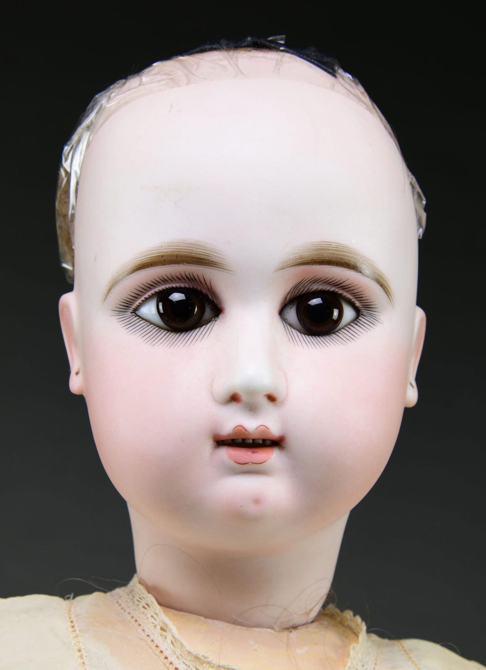 JULIEN BEBE DOLL WITH OPEN MOUTH AND COMPOSITION (1 of 3)