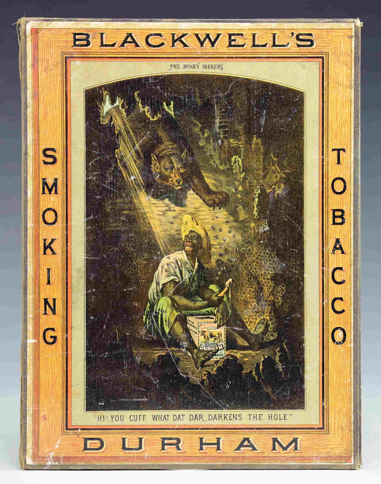 BULL DURHAM ADVERTISING GAMEBOARD. (1 of 3)