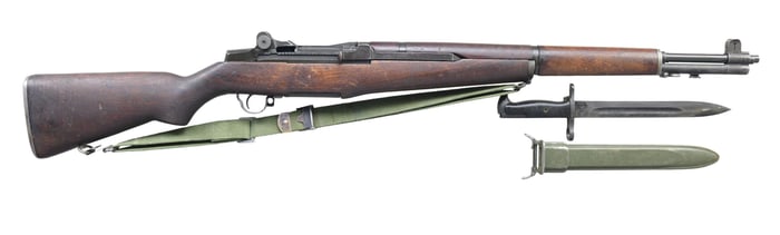 H&R M1 GARAND SEMI AUTO RIFLE.