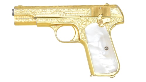 COLT 1903 ENGRAVED 32 POCKET AUTO PISTOL.