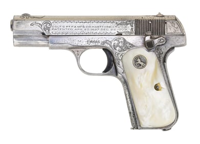 RARE DOCUMENTED FACTORY ENGRAVED & SILVER PLATED