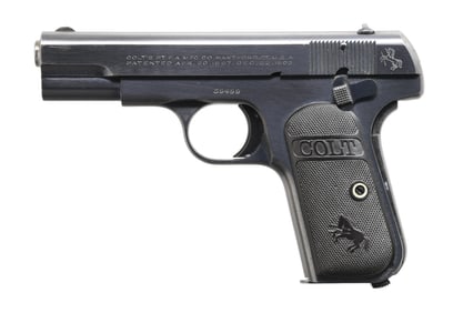 COLT 1908 HAMMERLESS POCKET AUTO PISTOL.