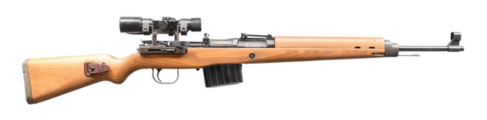 LATE WAR (QVE45) GERMAN K43 SEMI AUTO RIFLE.