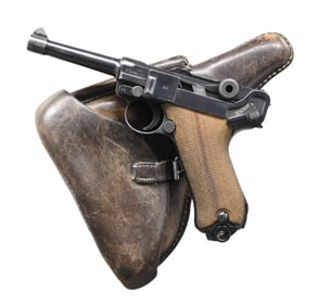 GERMAN WWII MAUSER "BYF" CODE "42" DATE P.08 LUGER