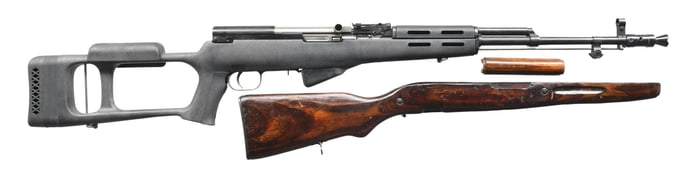 TULA RUSSIAN SKS SEMI AUTO RIFLE.