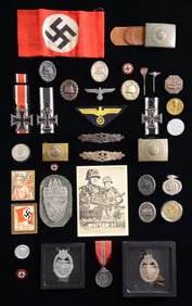 WWII GERMAN BADGES, MEDALS, PINS, INSIGNIA, & MORE