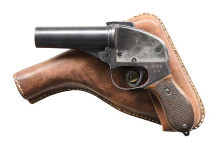 WWII JAPANESE NAVY MARKED TYPE 97 FLARE GUN.