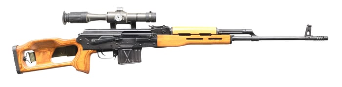 VERY CLEAN ROMANIAN ROMAK-3 DRAGUNOV RIFLE.