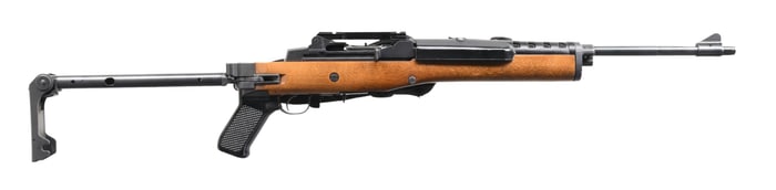 RUGER MINI 14 SEMI AUTO RIFLE.