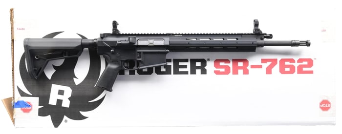 RUGER SR762 SEMI AUTO RIFLE.