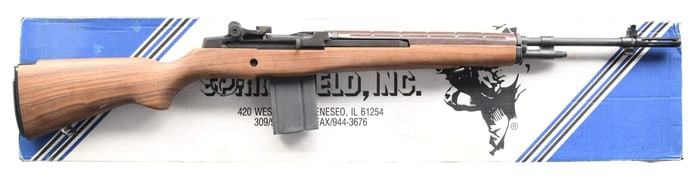 SPRINGFIELD ARMORY M1A SEMI AUTO RIFLE.