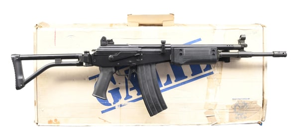 IMI GALIL MODEL 386 .223 RIFLE IN FACTORY BOX.
