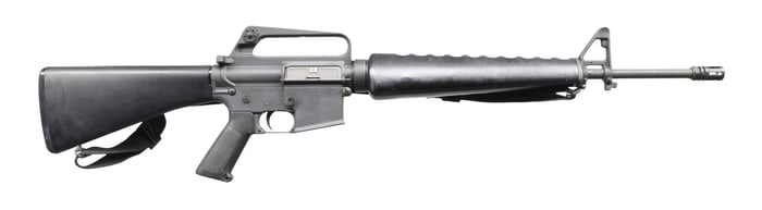 SLAB SIDE COLT AR-15 MODEL SP1 RIFLE.