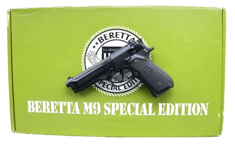 AS NEW IN BOX BERETTA M9 SPECIAL EDITION US ARMED