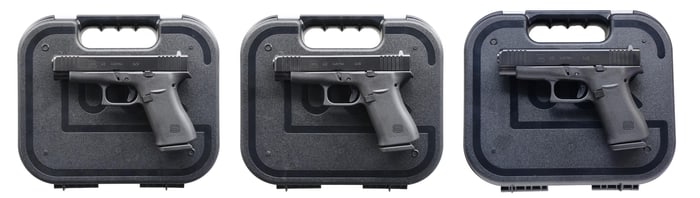 3 CONSECUTIVELY NUMBERED GLOCK 48 SEMI AUTO