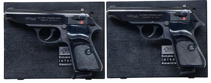 CONSECUTIVE PAIR OF WALTHER MODEL PP .22 LR